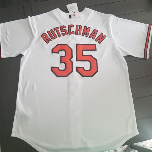 Men's Nike Adley Rutschman White Baltimore Orioles Player Jersey-Large - Picture 4 of 12